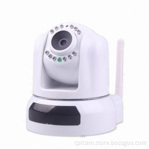 H.264 Wireless Megapixels Network Camera with Pan/Tilt and Door Sensors, iPhone/Android Mobile View